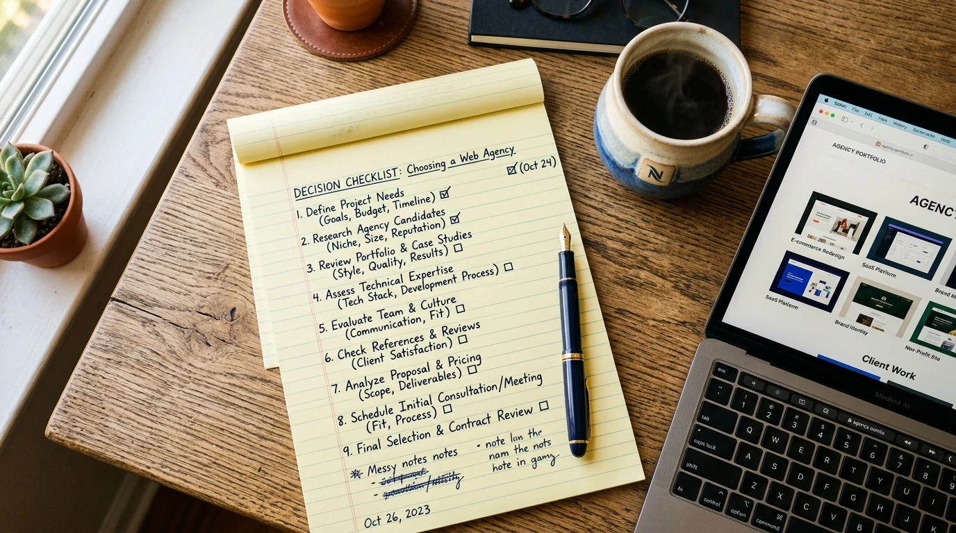 How to Choose a Web Design Agency: A 10-Question Decision Framework