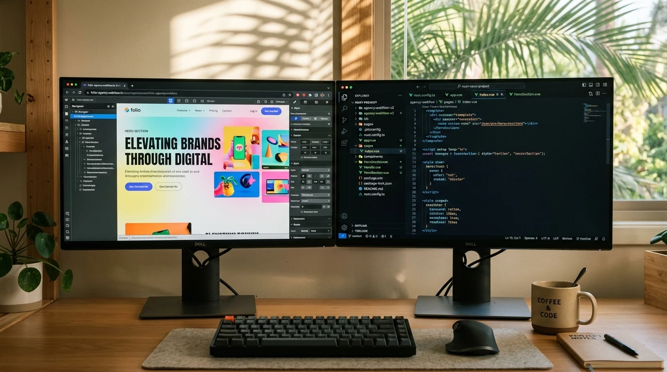 Webflow vs Custom Nuxt: An Honest Take From a Miami Developer